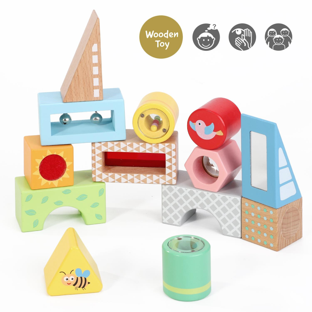 SOKA Play Imagine Learn Sensory Block Set for Autistic Kids