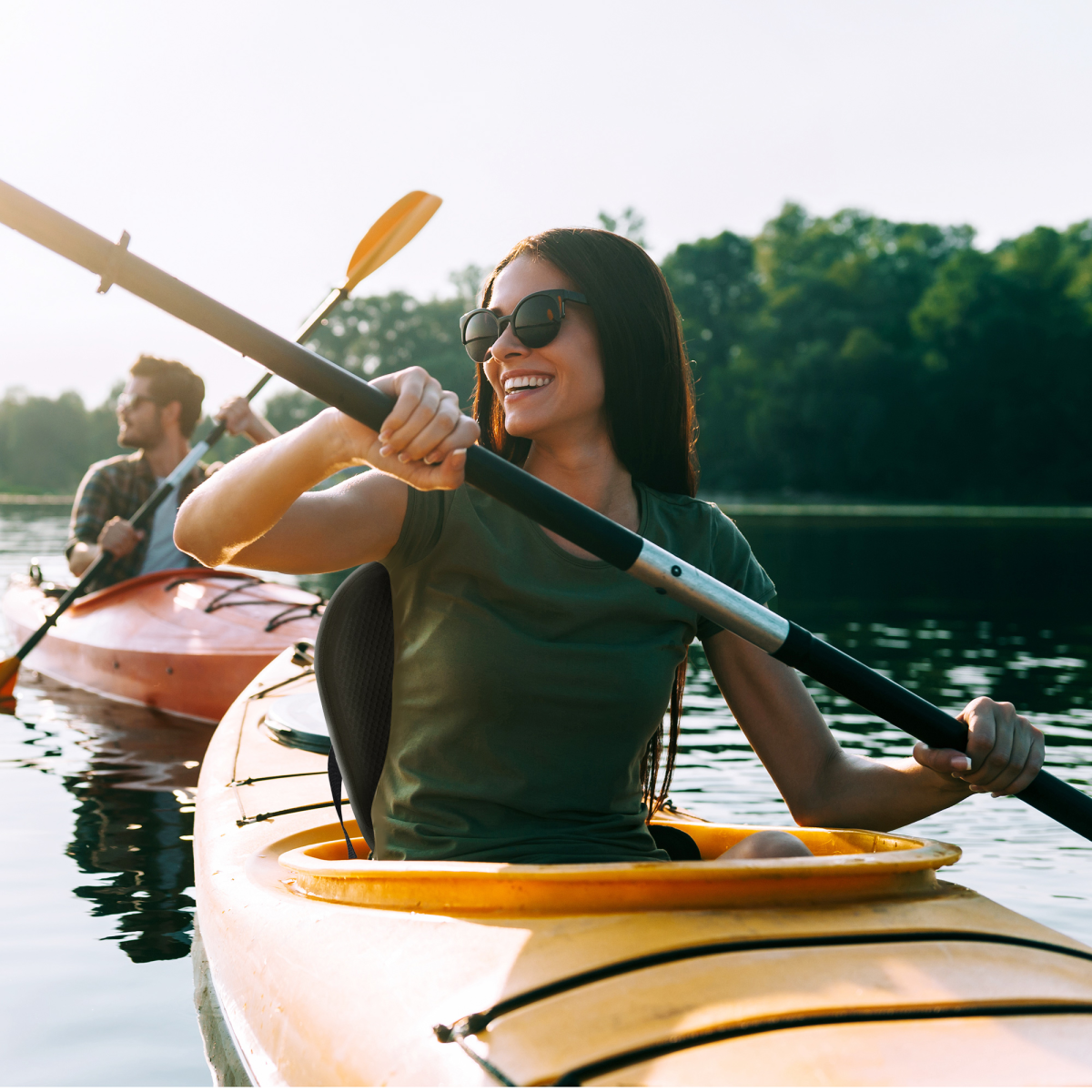 Universal Sit-On-Top Kayak Seat with Backrest, Detachable Fishing Boat Seat, Adjustable Tie-Down Straps
