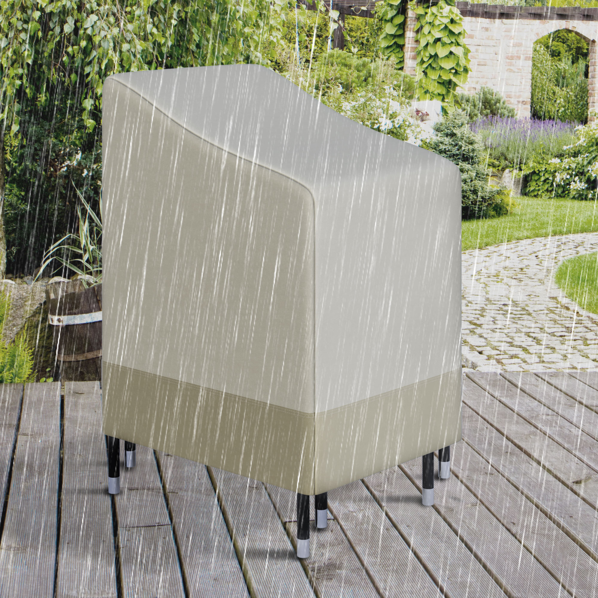 Outsunny Waterproof Garden Wicker Chair Cover 115 x 70 x 90cm