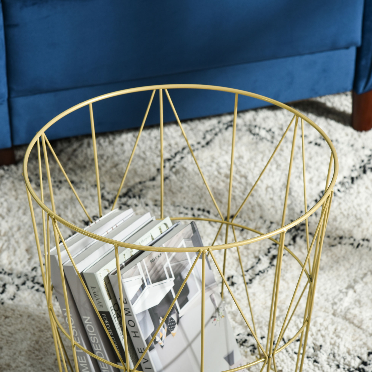 HOMCOM Set of 2 Nesting Side Tables with Removable Top, White