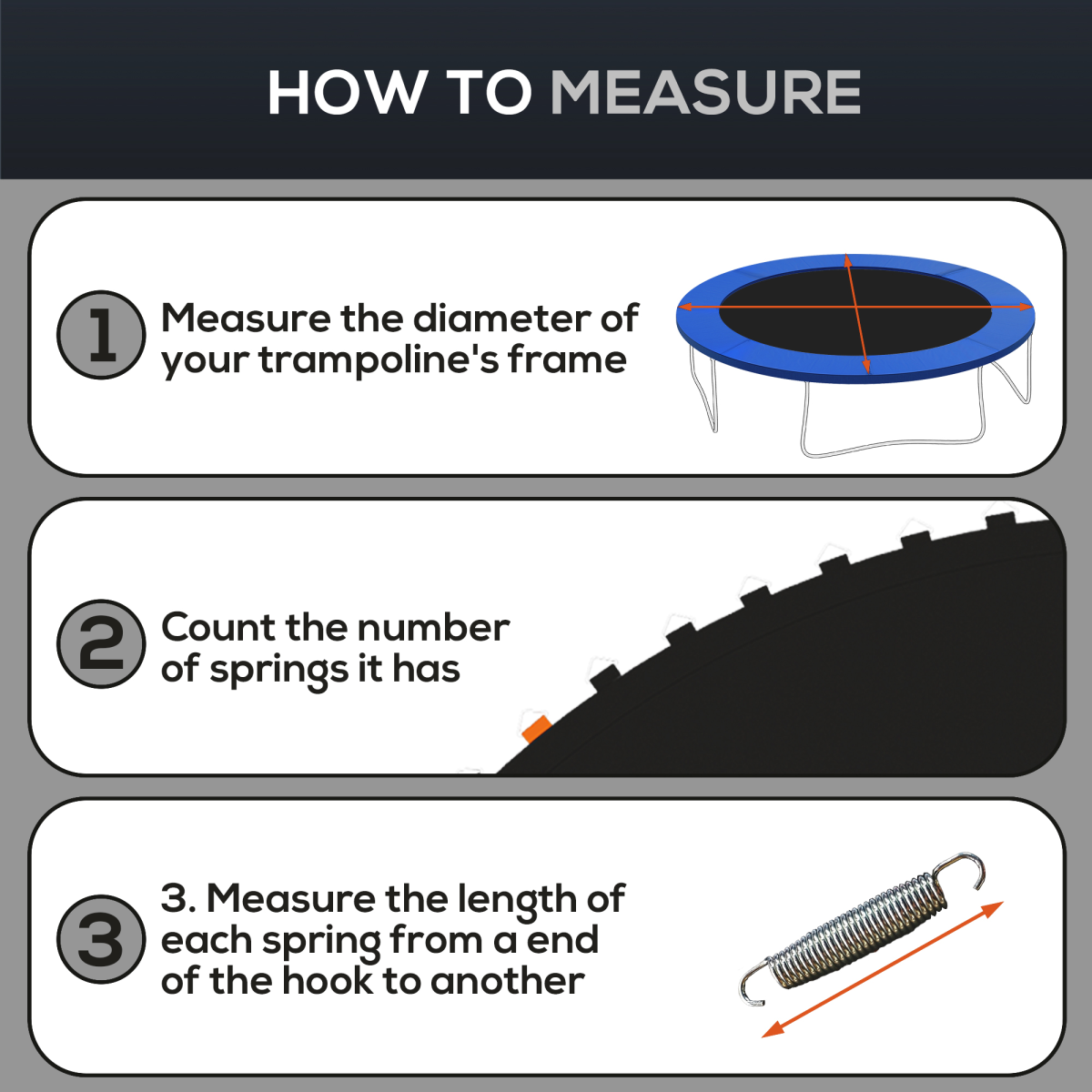 SPORTNOW Trampoline Mat with 72 V-Rings for 12ft Round Trampoline