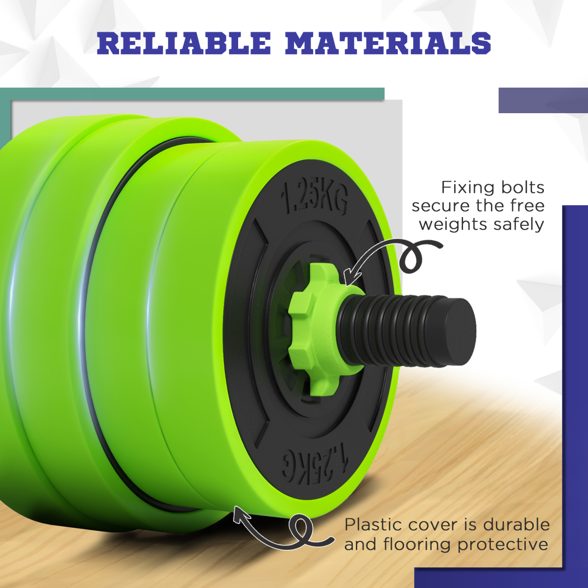 AIYAPLAY 30kg 4-in-1 Dumbbell Set: Barbell, Kettlebell & Push-Up Stands