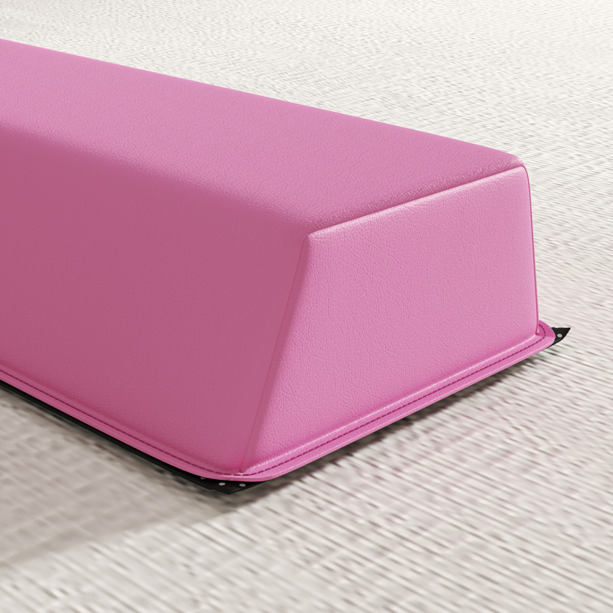 SPORTNOW 7.7FT Folding Gymnastics Balance Beam, Non-Slip Base, Pink