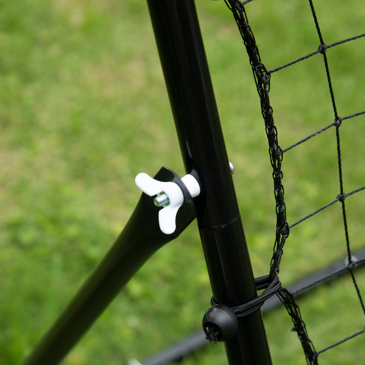 HOMCOM Rebounder Net Training Goal for Kids and Adults - Black
