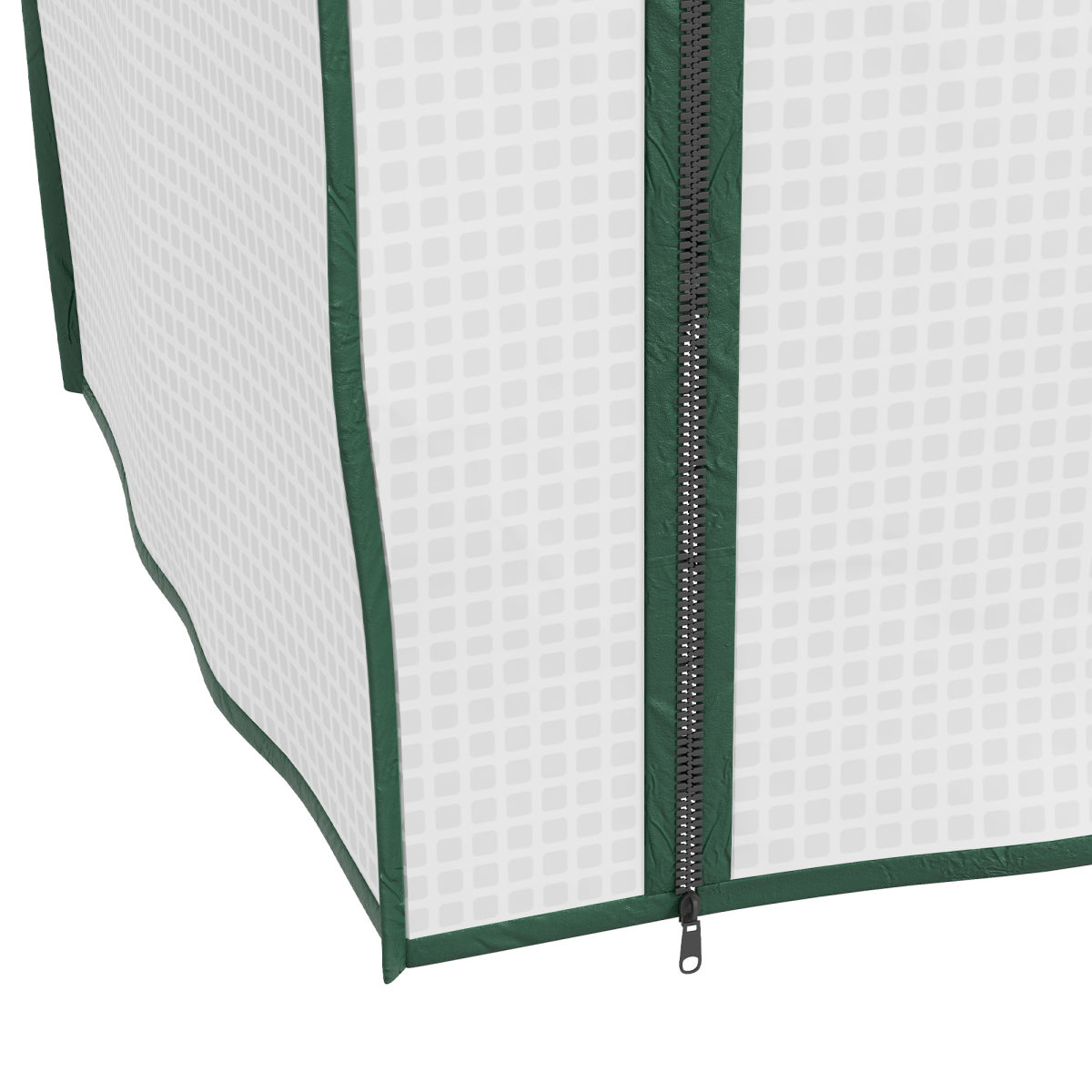 Outsunny Portable Mini Greenhouse with Roll-Up Door and Wire Shelves