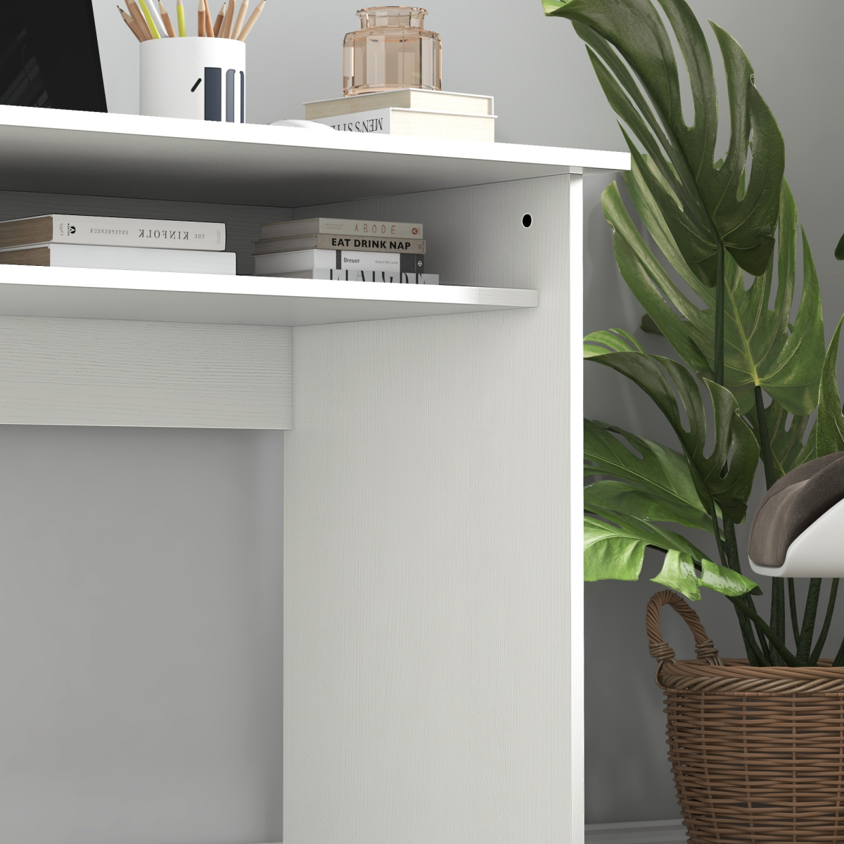 HOMCOM 50 x 90 x 74 cm Workstation Desk with Under-Table Storage