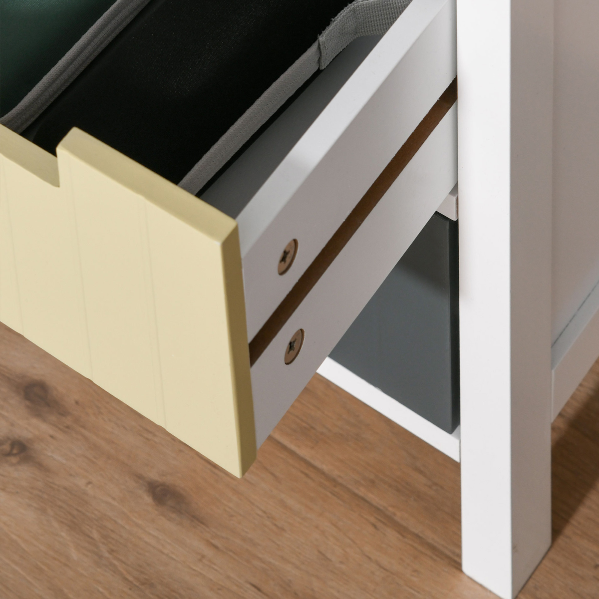 6 Drawer Storage Chest Cabinet for Dining and Living Room, MDF, Unbranded