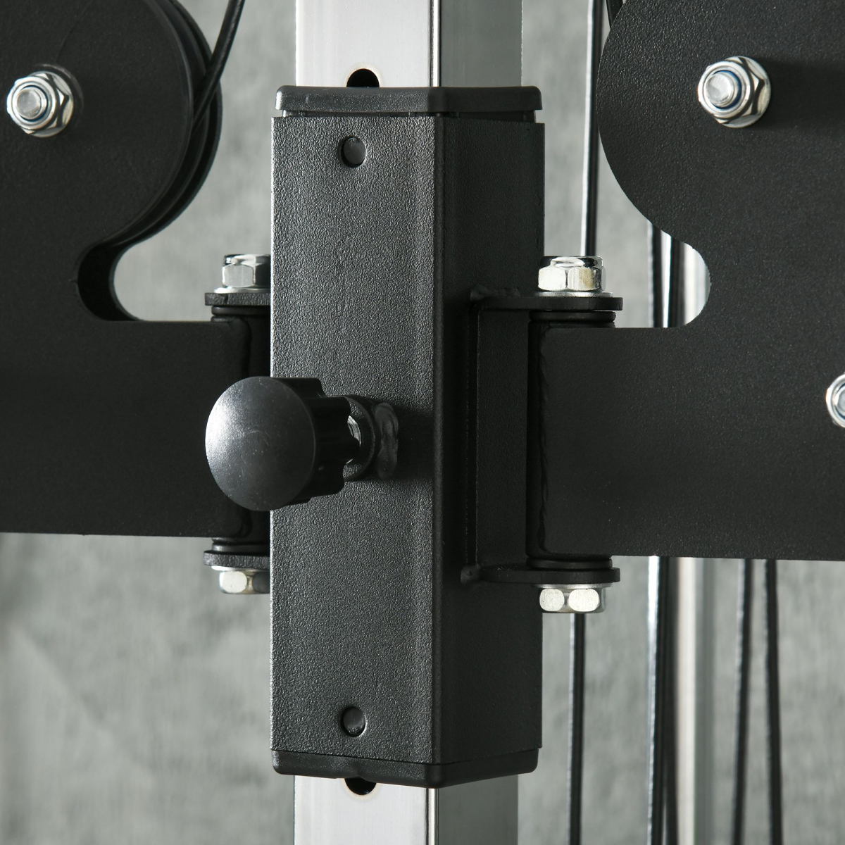 SPORTNOW Wall-Mount Cable Station, 15-Position Dual Pulley