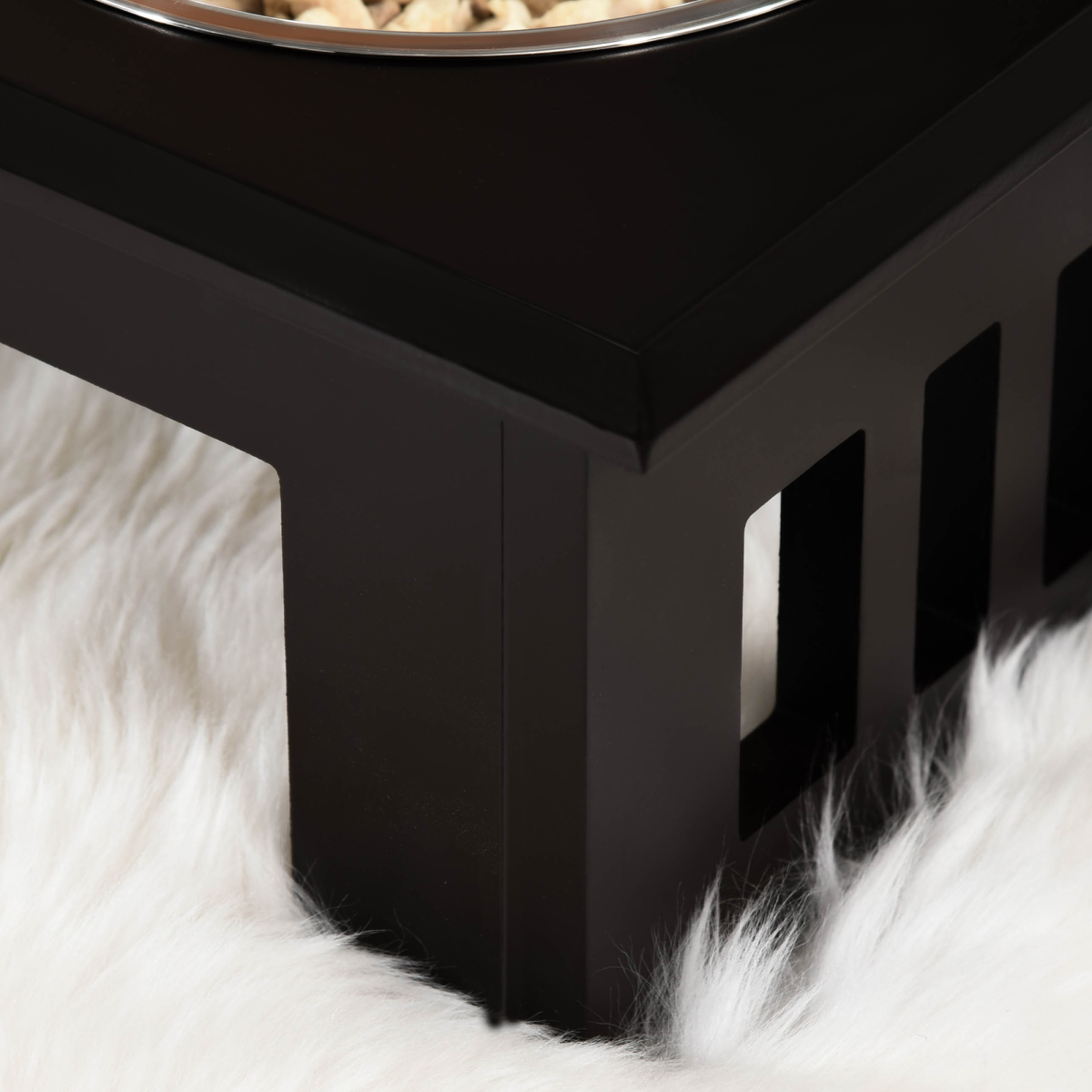 Raised Dog Bowls Elevated Double Stainless Steel Pet Feeder