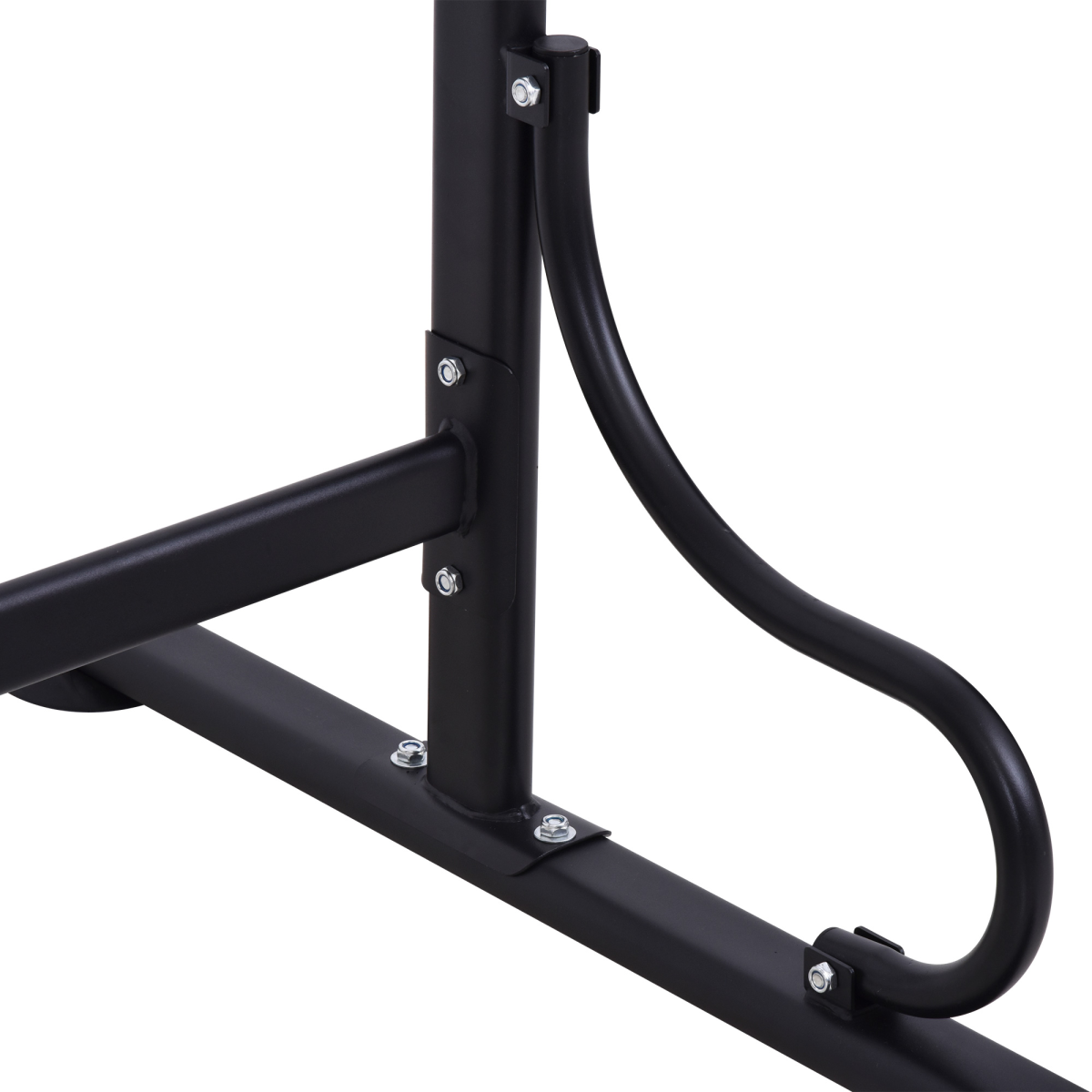 Steel Multi-Use Exercise Power Tower Station Adjustable Height with Grips