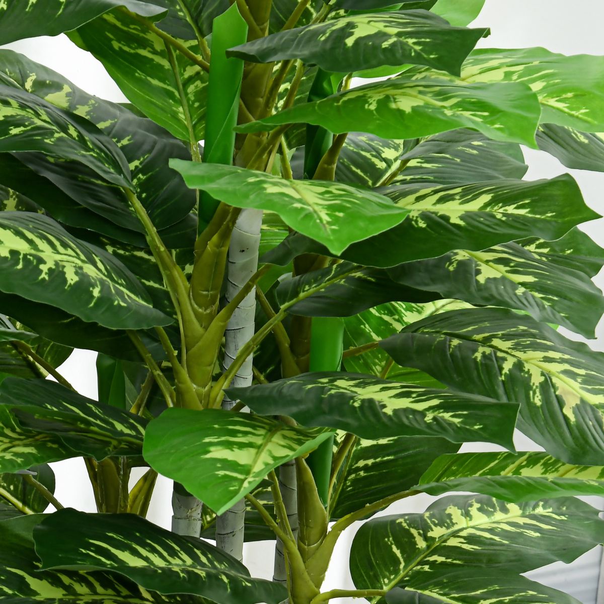 HOMCOM Artificial Evergreen Tree in Pot, Indoor Outdoor Decor