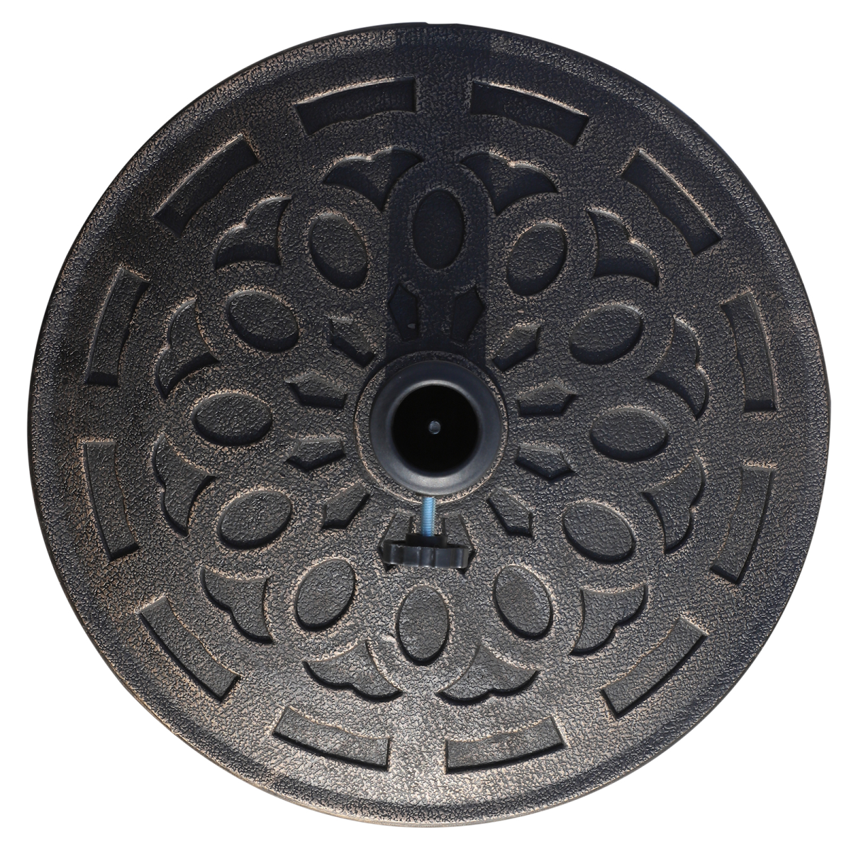 Outsunny 14kg Round Bronze Patio Umbrella Stand
