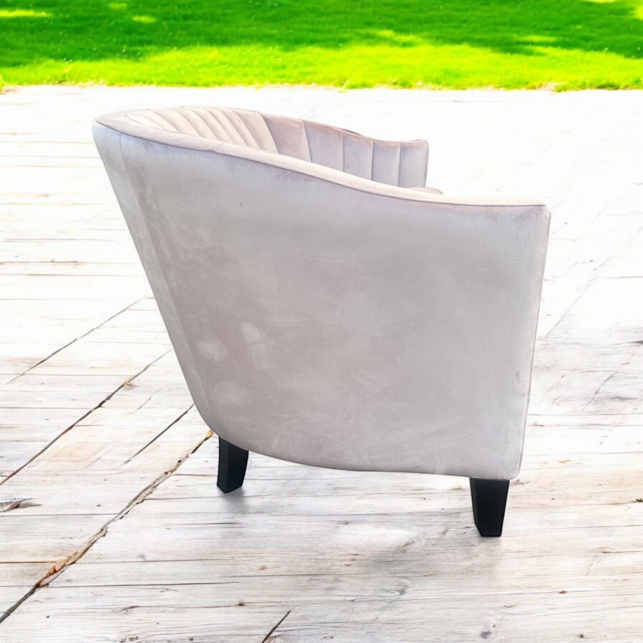 MSL 147cm 2-Seater Pink Velvet Loveseat