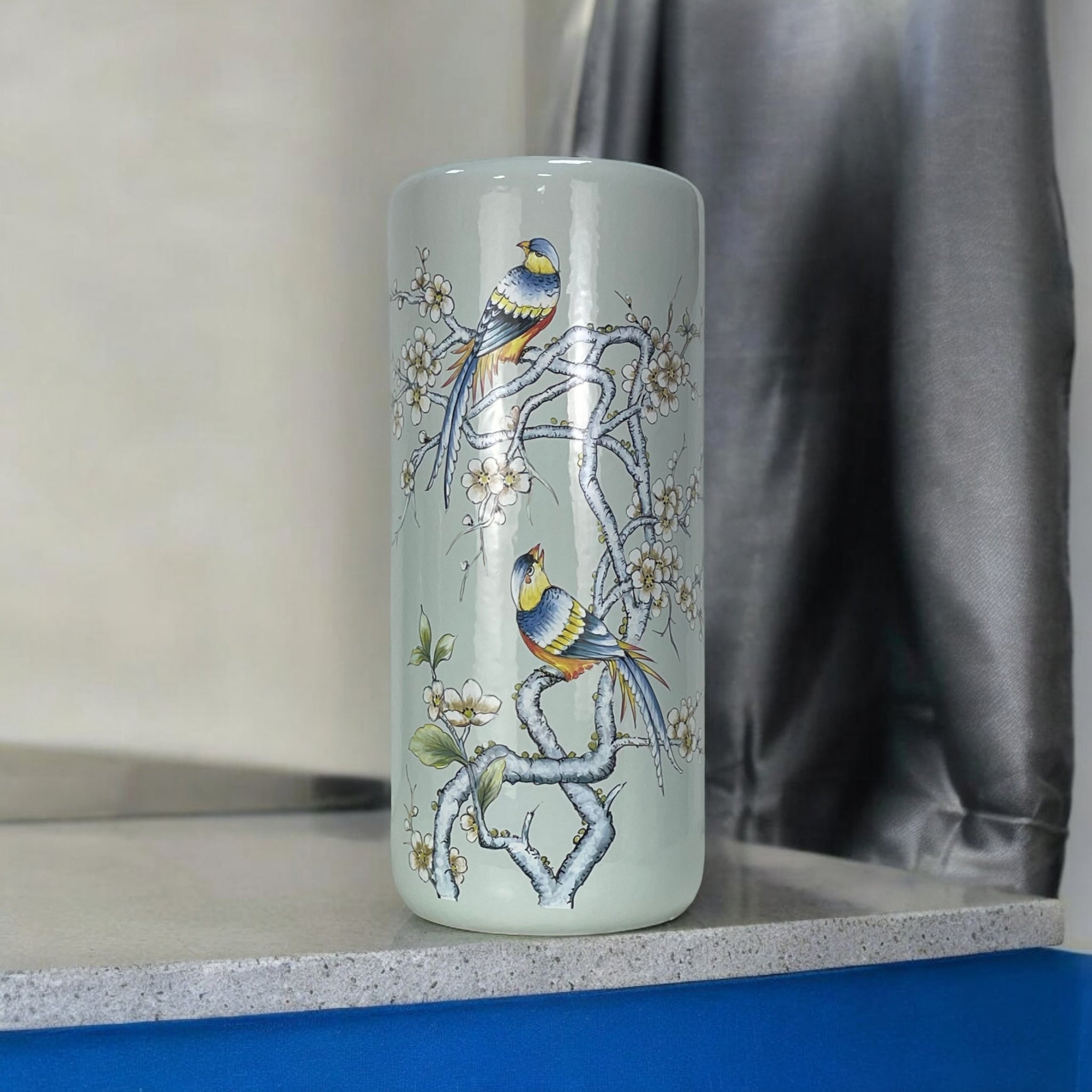 MSL 18" Traditional Glazed Umbrella Stand or Vase
