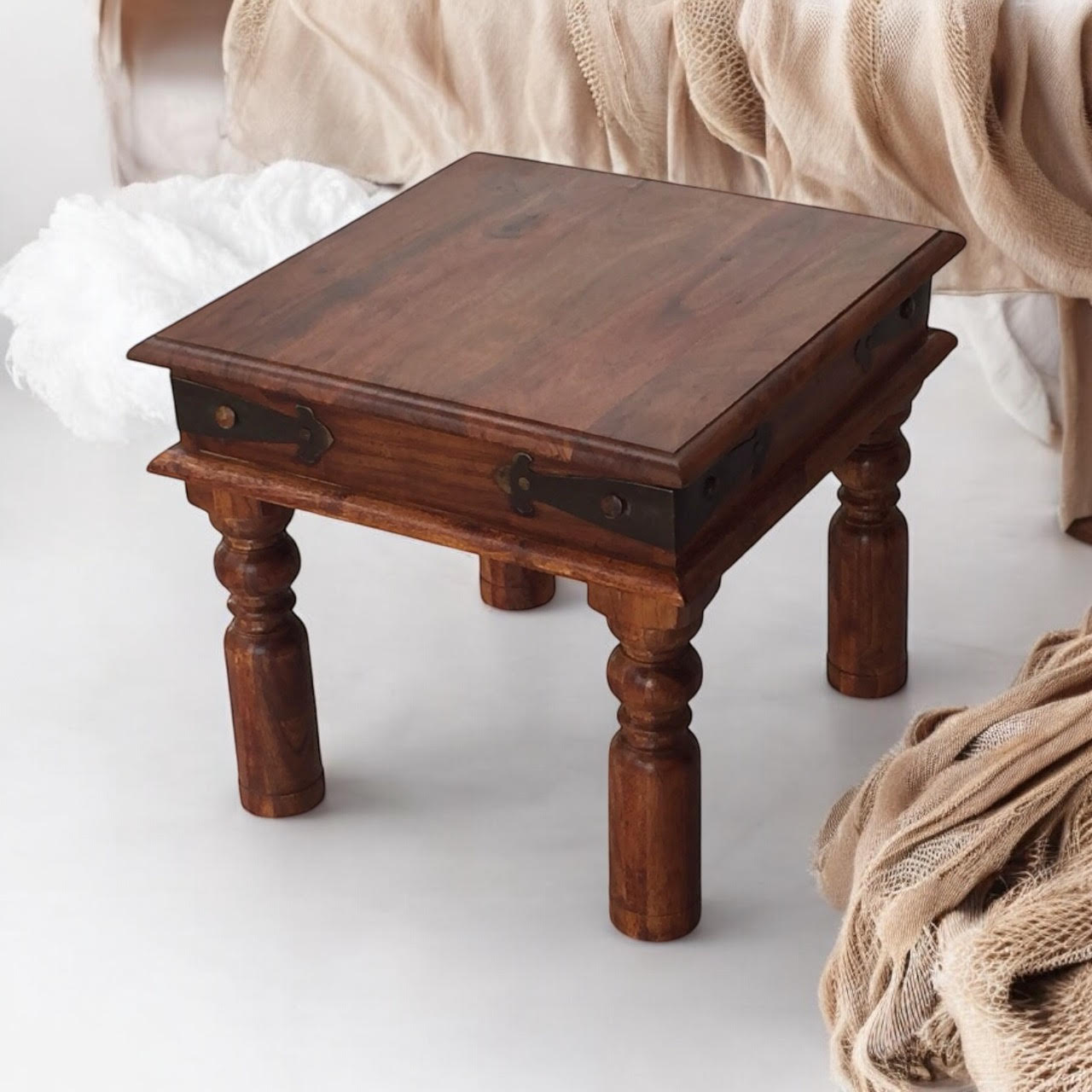 MSL 45cm Wooden Square Table