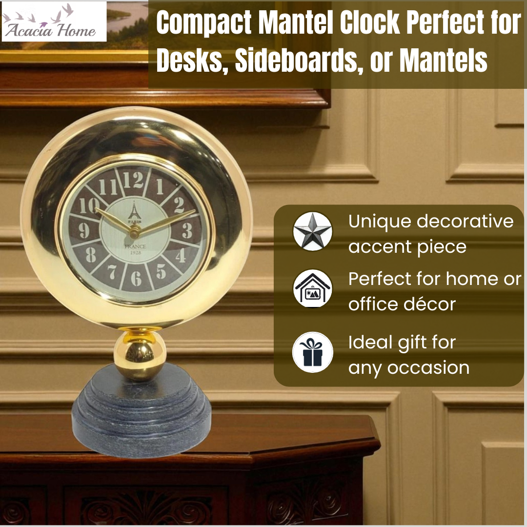 MSL Hand Finished Table Clock