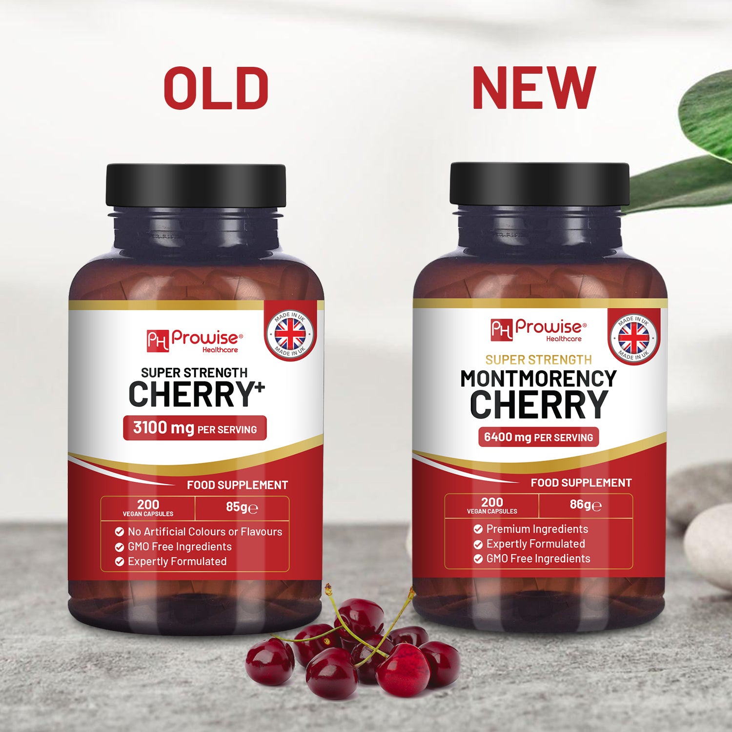 Prowise Healthcare Montmorency Cherry 6400mg, 200 Vegan Capsules