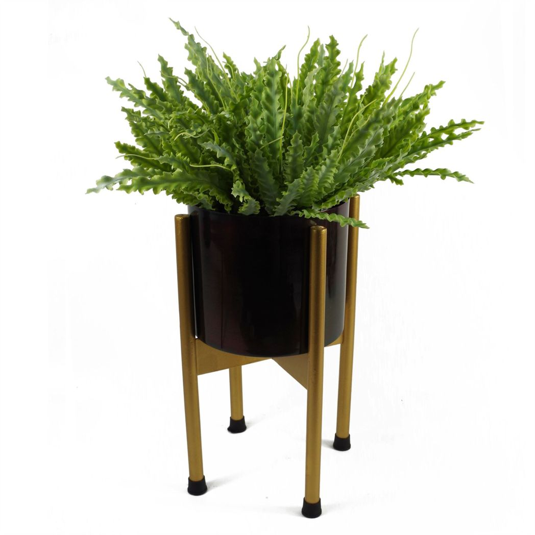 Leaf 40cm Artificial Crocodile Fern Plant - Unpotted, Wired Stems
