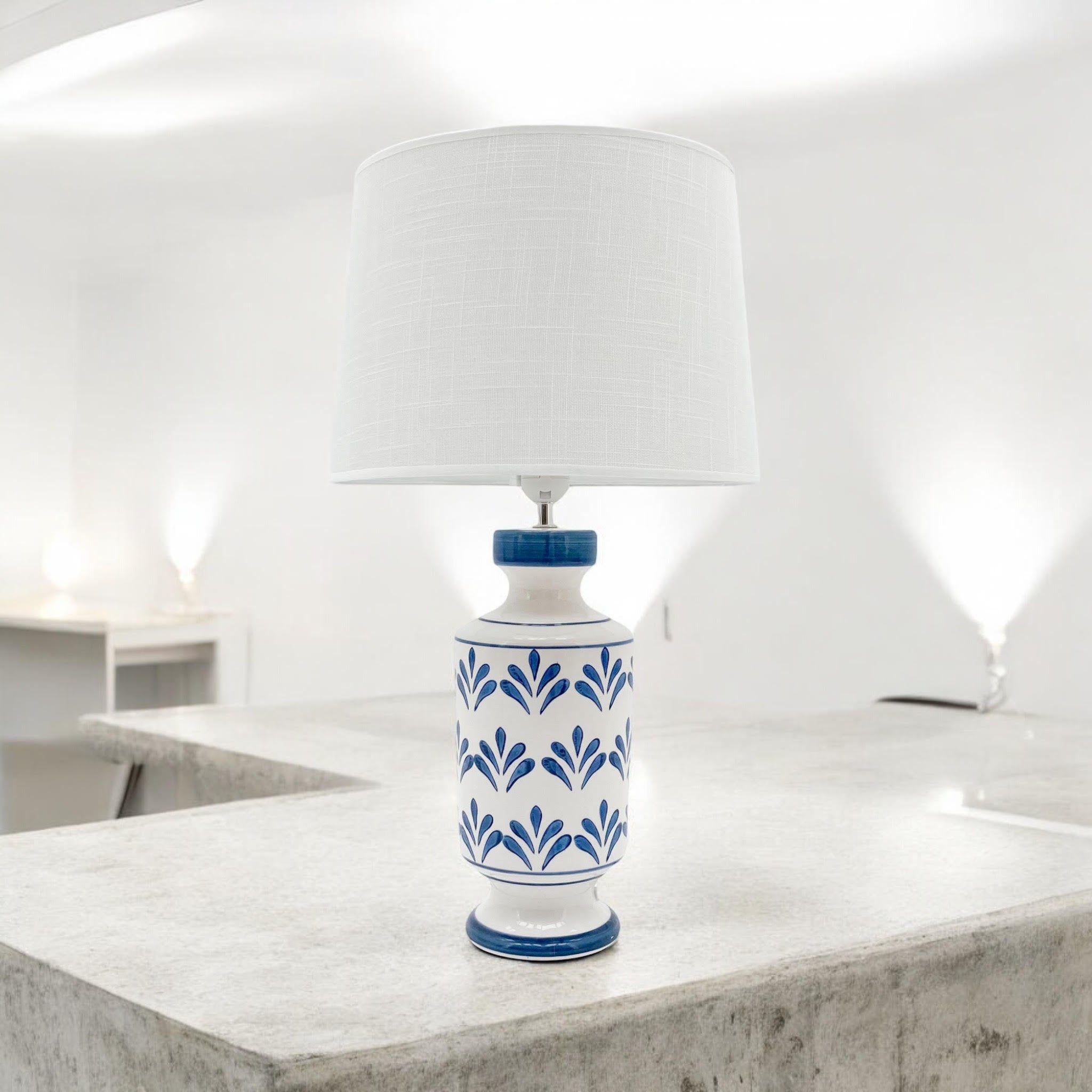 MSL Traditional Table Lamp with Shade, Inline Rocker Switch, Double Insulated