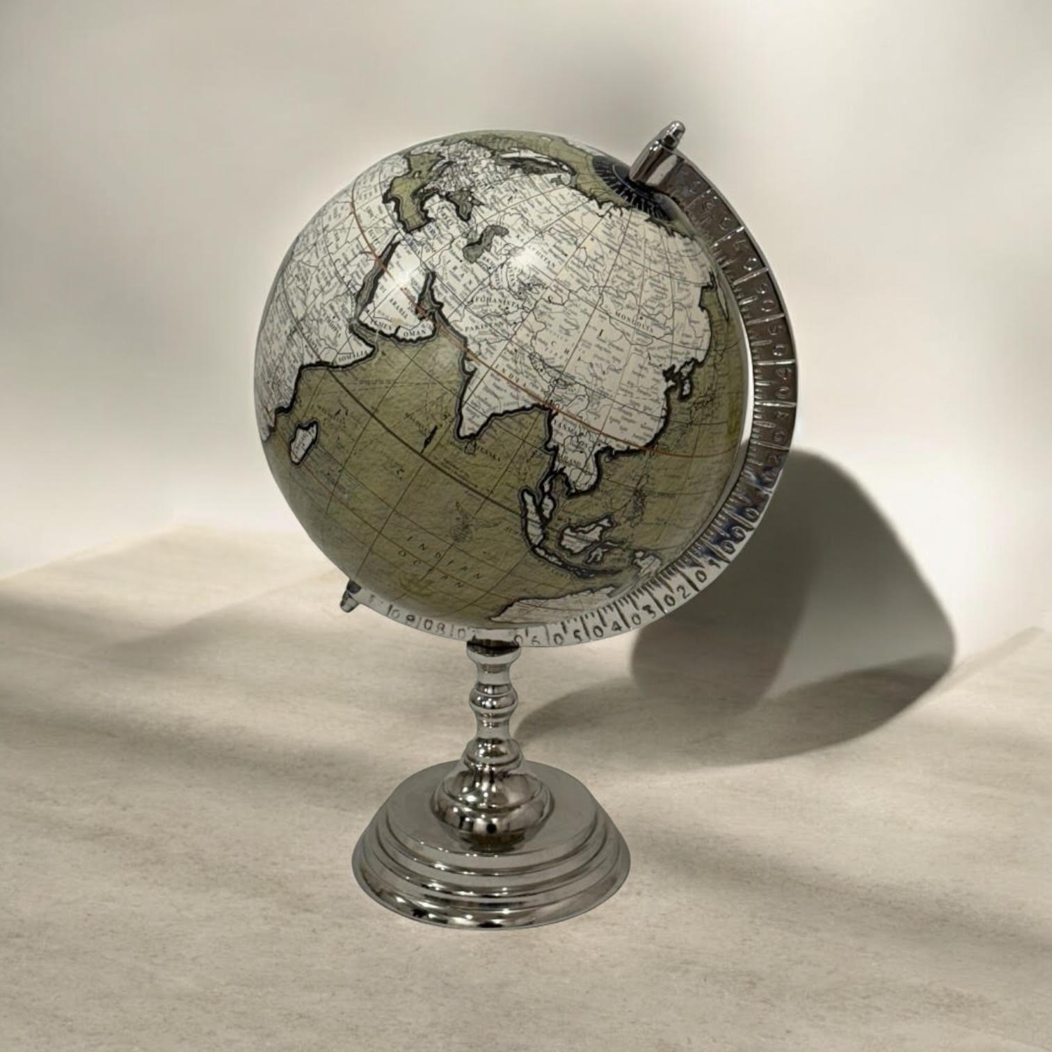 MSL Decorative Vintage Globe with Rotational Functionality