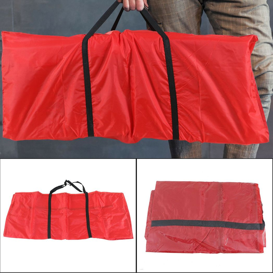 Red Christmas Tree Storage Bag with Zipper and Handles