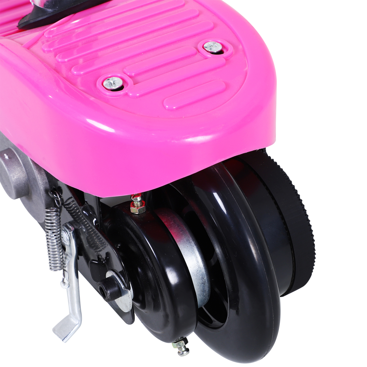 Kids Foldable Electric Scooter 120W with Adjustable Height Seat and Rear Brake