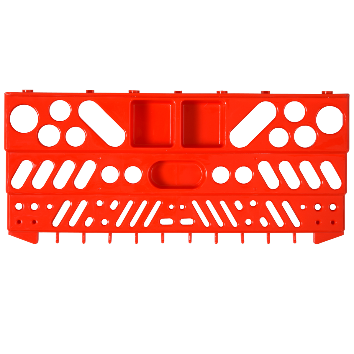 DURHAND Wall Mounted Garage Tool Organiser Unit with 54 Holes and 50 Pegs