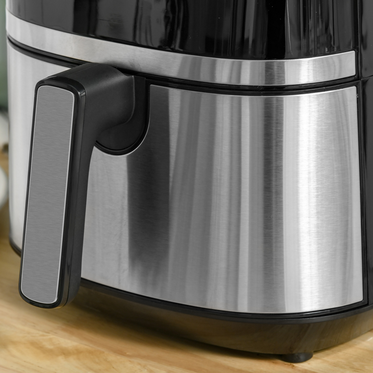 4.5L 1500W Digital Air Fryer with 8 Presets and Timer, Black, HOMCOM