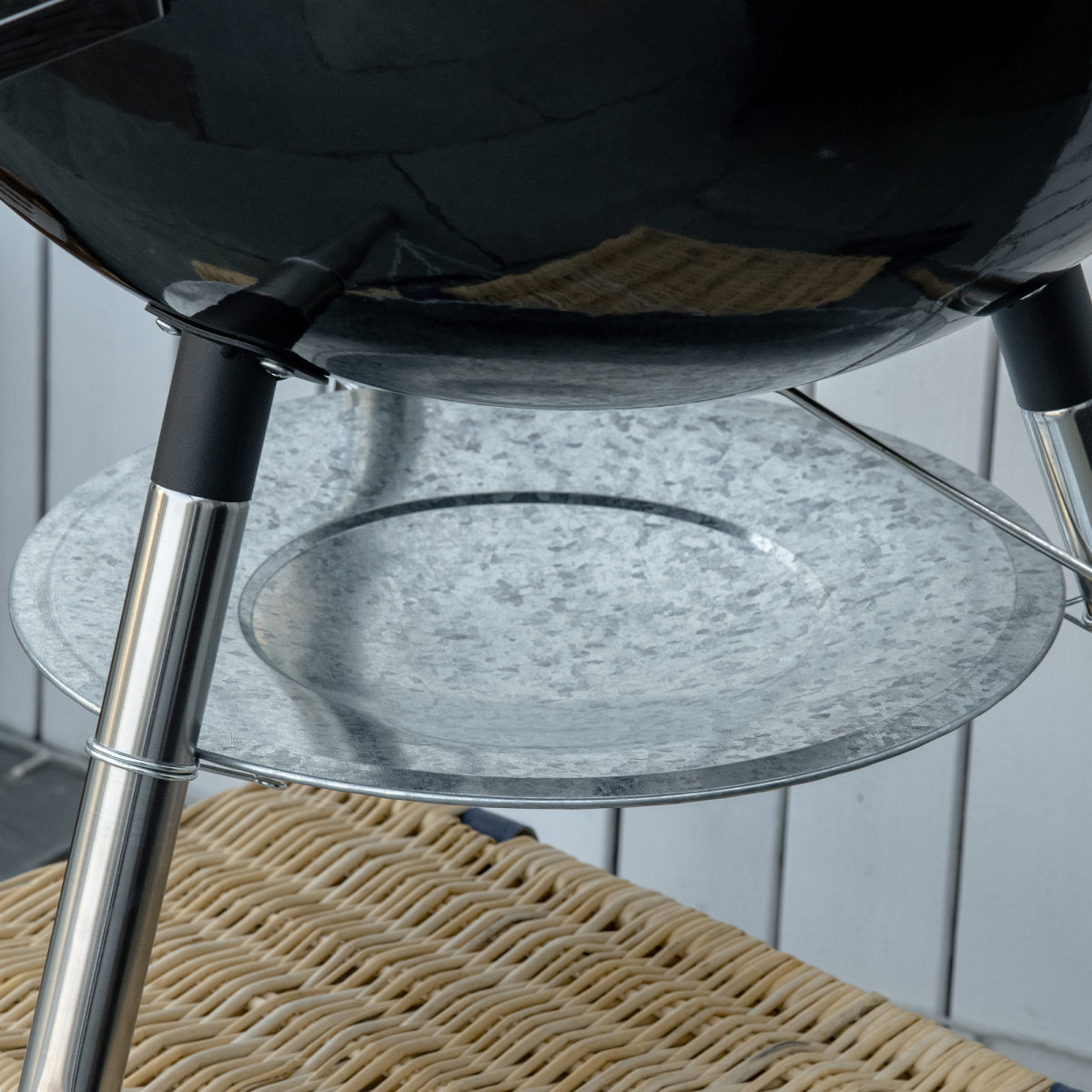 Outsunny Portable Kettle Charcoal Grill with Lid & Thermometer