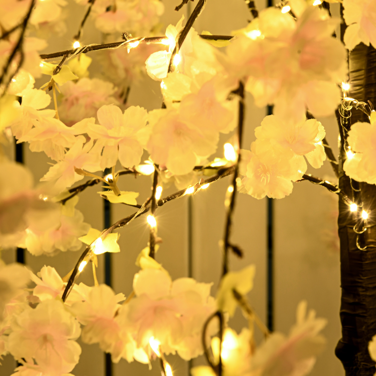 AIYAPLAY 180cm Cherry Blossom Tree Light, 450 LED, Warm White