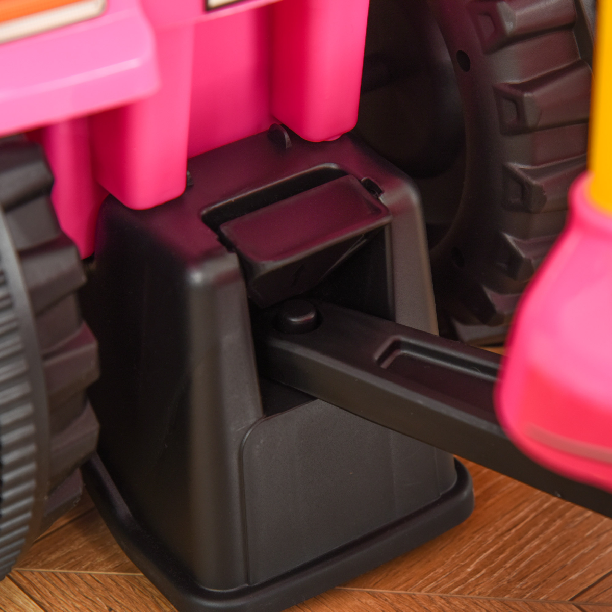 Sliding Car w/Horn No Power Storage Indoor & Outdoor for 12-36 Months Pink