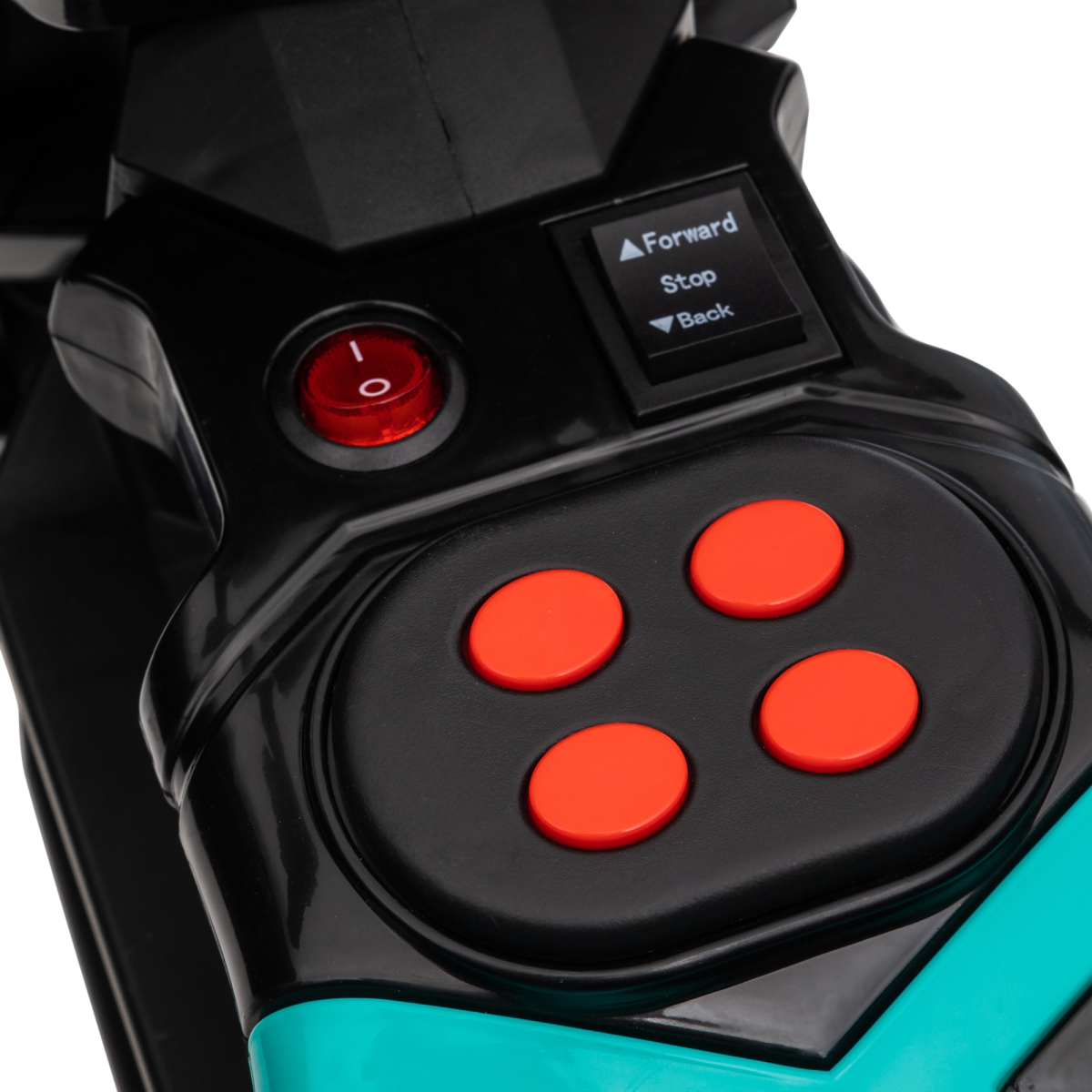 6V Kids Electric Motorbike with Training Wheels, Black, Ages 3-5