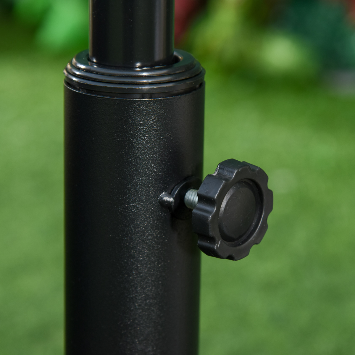 Outsunny 25kg Weighted Patio Umbrella Base with Rattan Finish