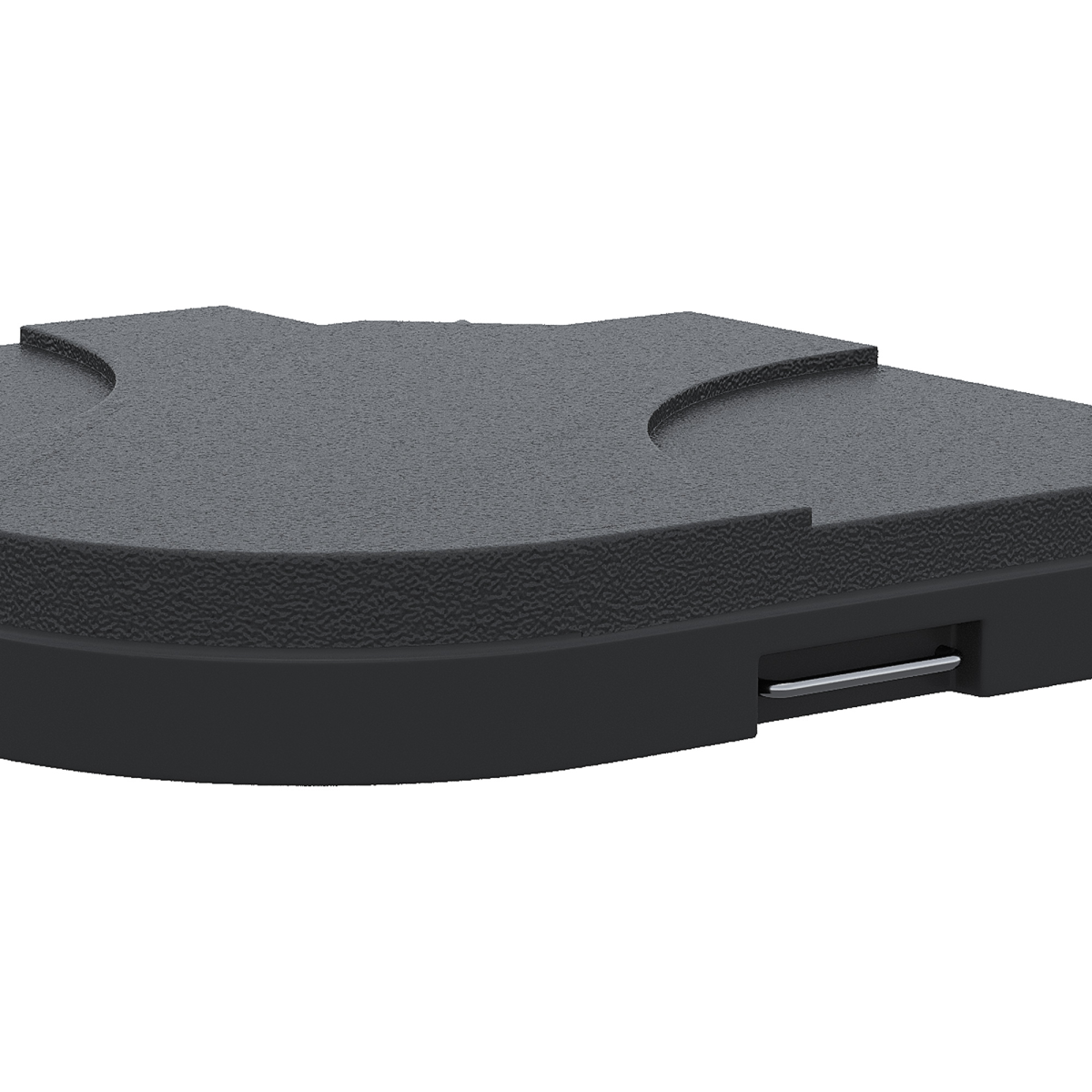 Outsunny 4-Piece Heavy Duty Plastic Umbrella Weight Base, Black