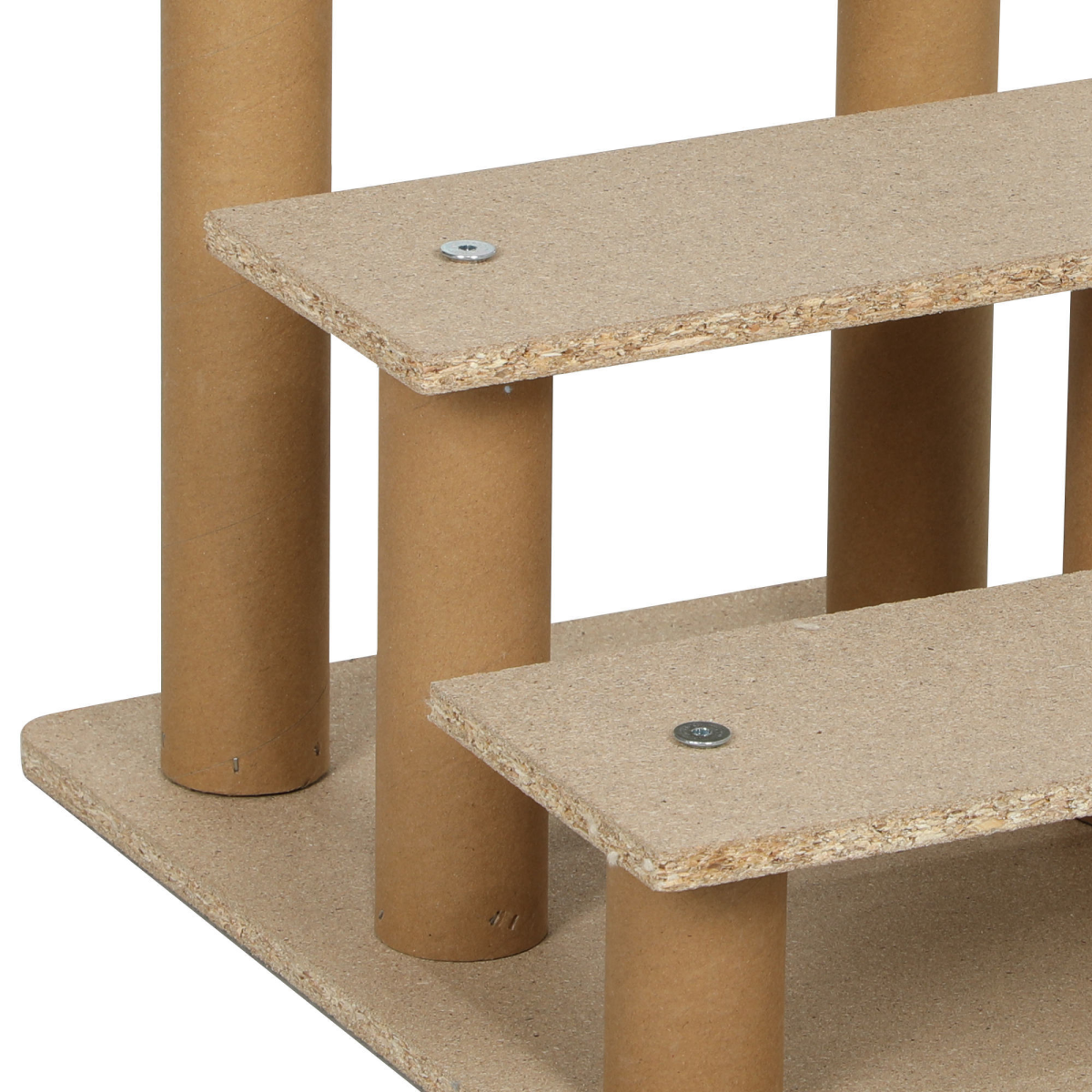 PawHut 4-Step Portable Dog Stairs with Washable Plush Cover