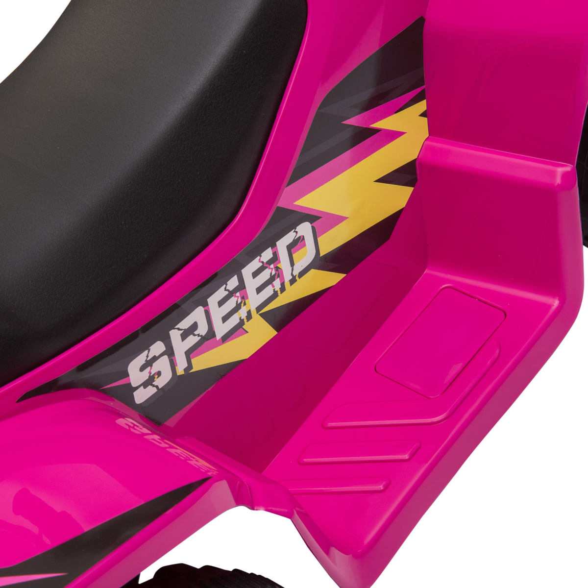 HOMCOM 6V Kids Electric Ride-On Car with Big Wheels, Pink, 18-36 Months