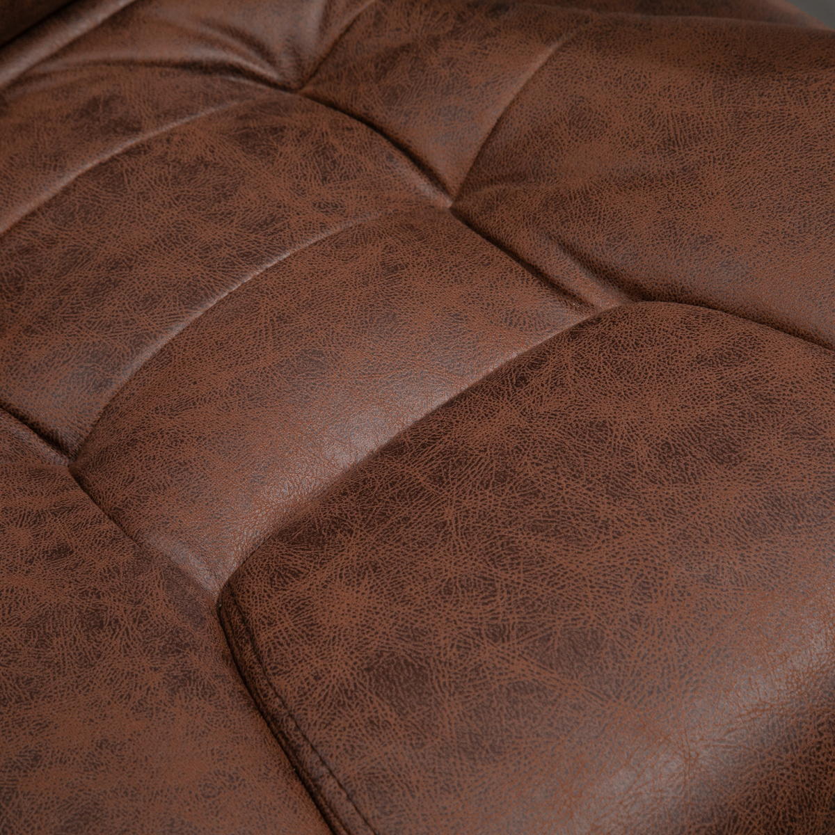 Vinsetto Heated 6-Point Massage High Back Reclining Office Chair, Brown