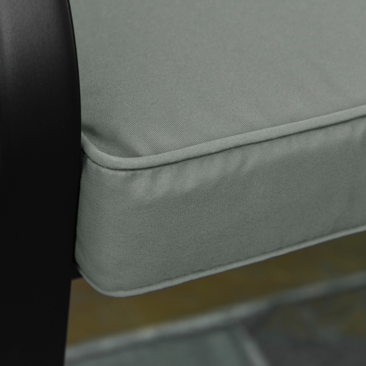 2 Seater Garden Bench Cushion 120 x 50 x 8cm Grey