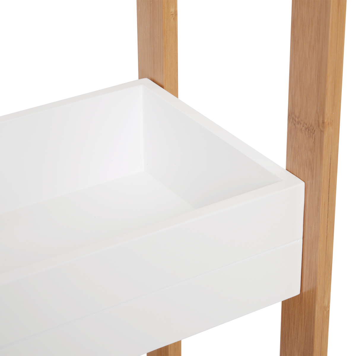 HOMCOM 3-Tier Bamboo Bathroom Shelf
