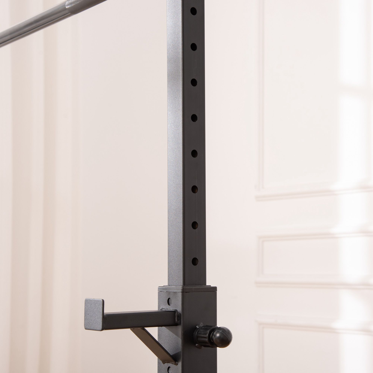 HOMCOM Adjustable Barbell Squat Stand, 150kg Max Load