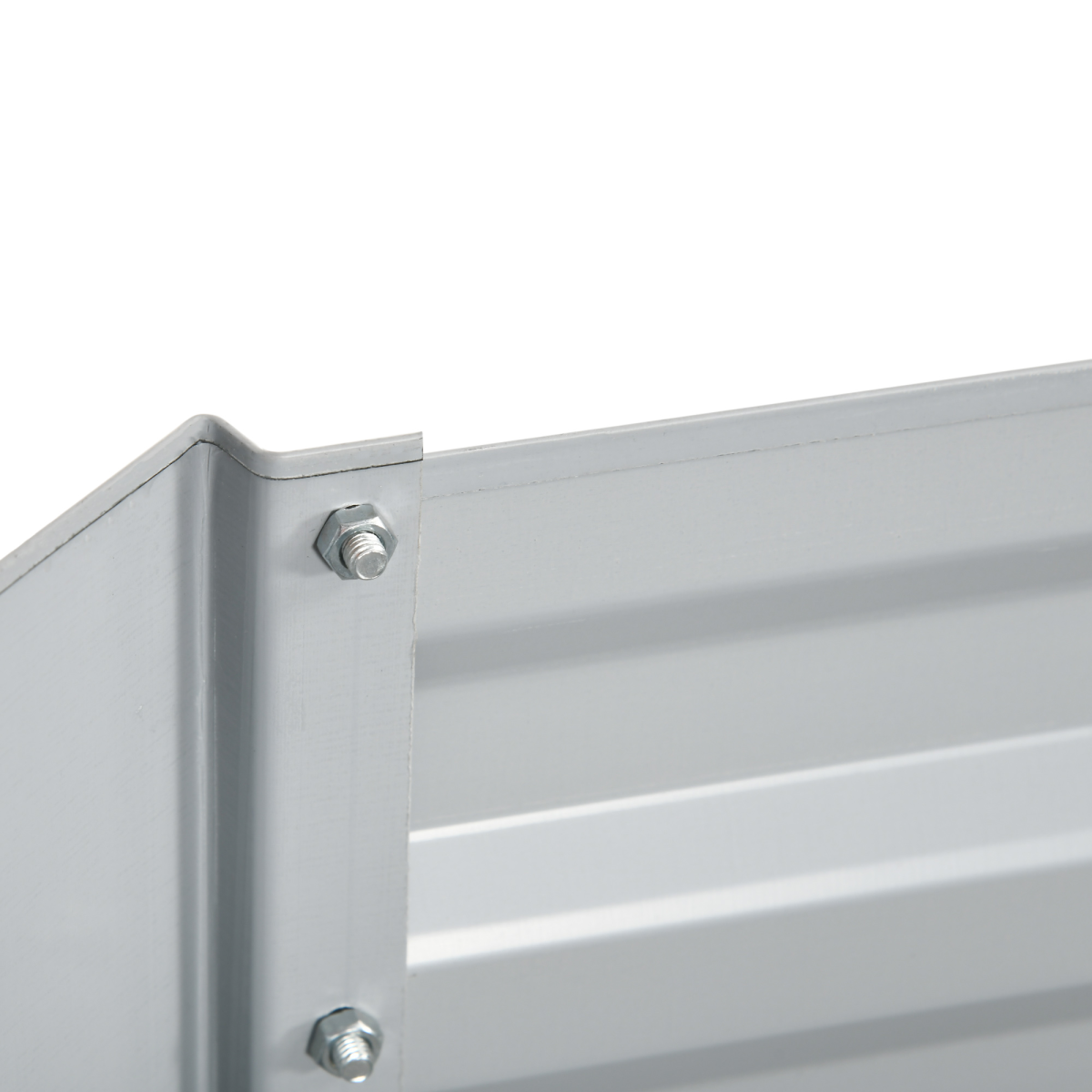Outsunny Galvanised Steel Raised Garden Bed 180 x 90cm with Reinforced Rods