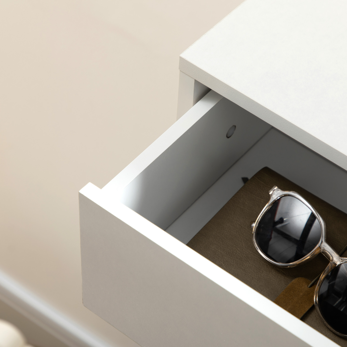 Slim Hallway Shoe Cabinet with 2 Flip Drawers, 12 Pair Storage