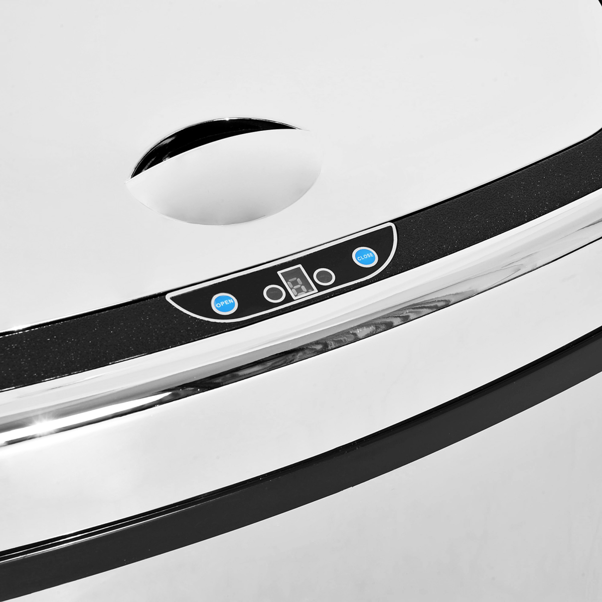 HOMCOM 68L Automatic Sensor Stainless Steel Dustbin Silver