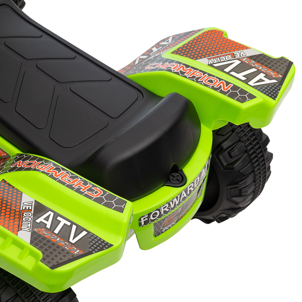 HOMCOM 6V Kids Electric Ride On Quad Bike ATV with Music, Forward Drive, 18-36 Months