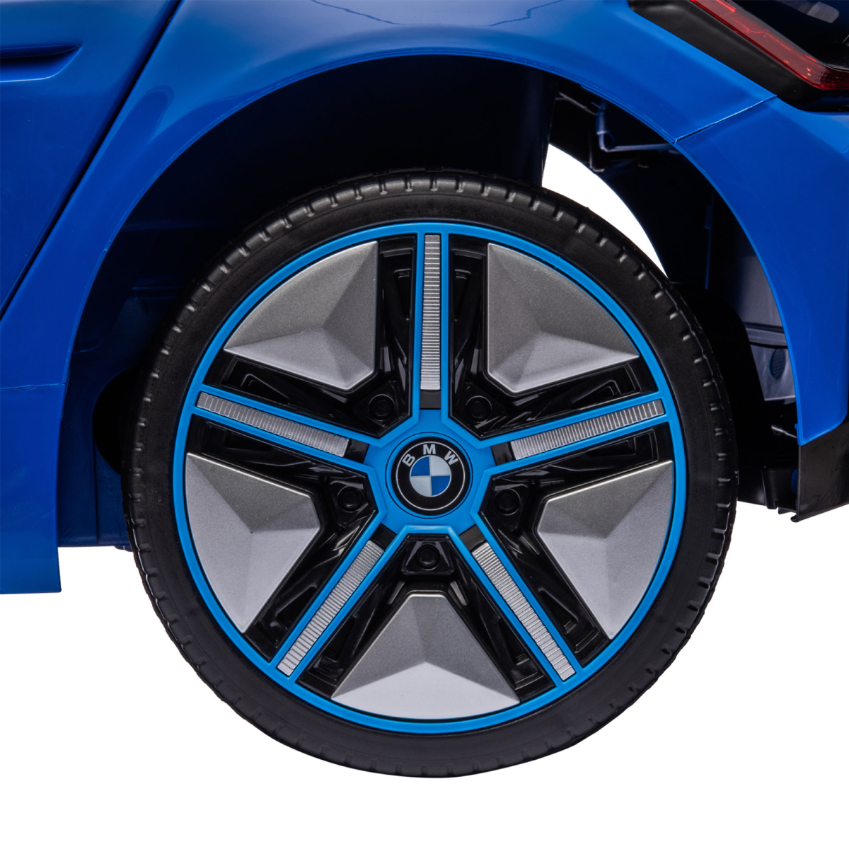HOMCOM BMW i4 Licensed 12V Kids Electric Ride-On Car with Remote - Blue