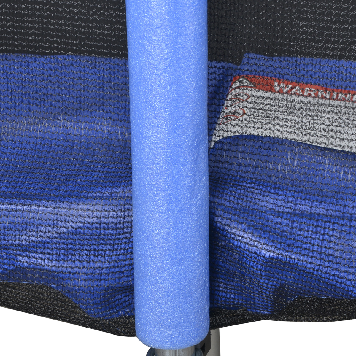 8FT Round Trampoline Replacement Enclosure Net Safety Fence with Zipper Door for 244cm Trampolines