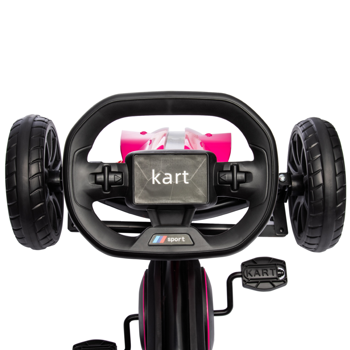 HOMCOM Kids Pedal Go Kart with Adjustable Seat & Handbrake