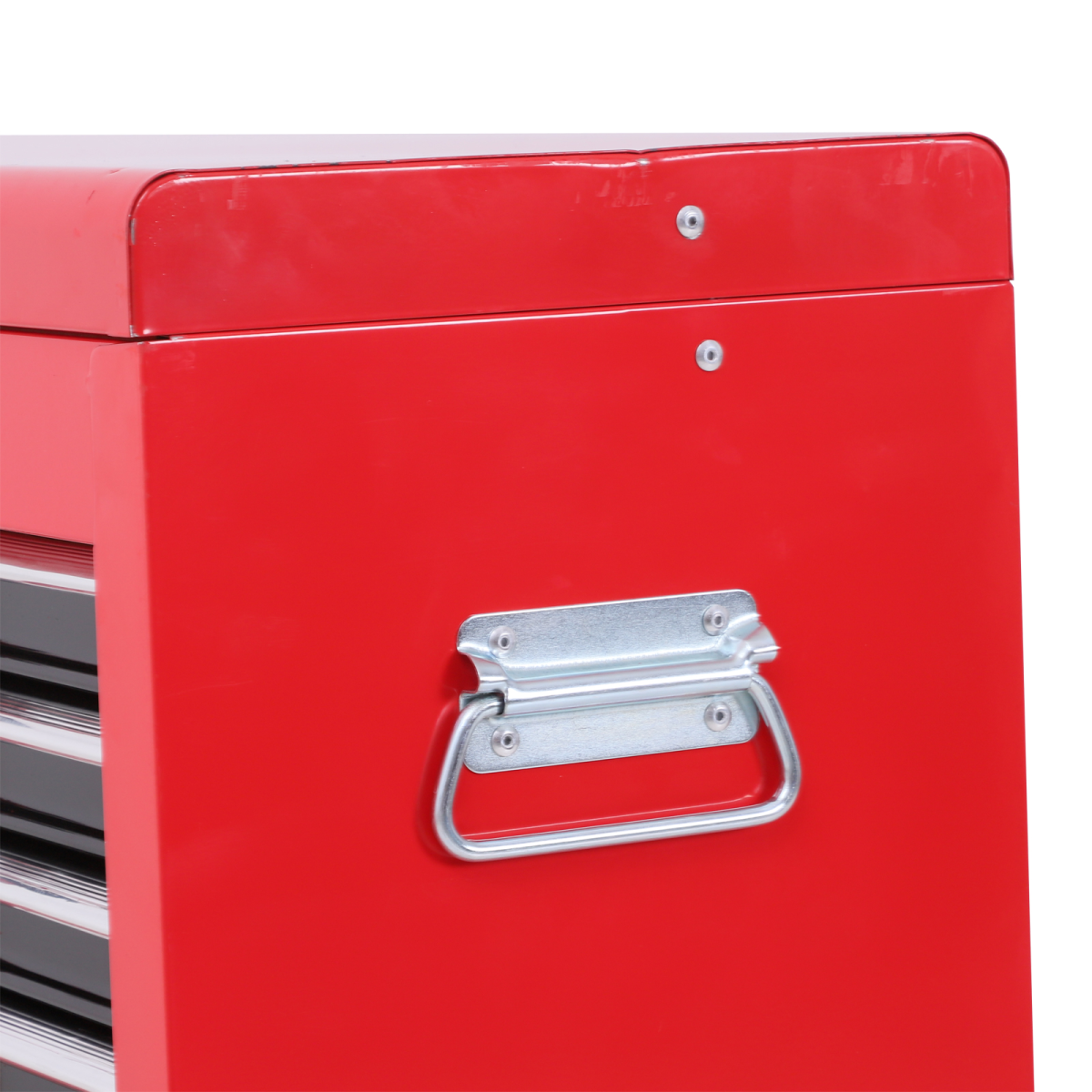 Portable Tool Chest and Roll Cab Combo with 6 Drawers, Lockable Top Chest, 360° Swivel Ball Bearing Runners, Metal Garage Storage Cabinet