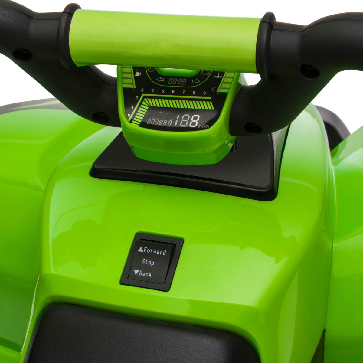 HOMCOM 6V Kids Ride-On Car with Big Wheels, 18-36 Months, Green
