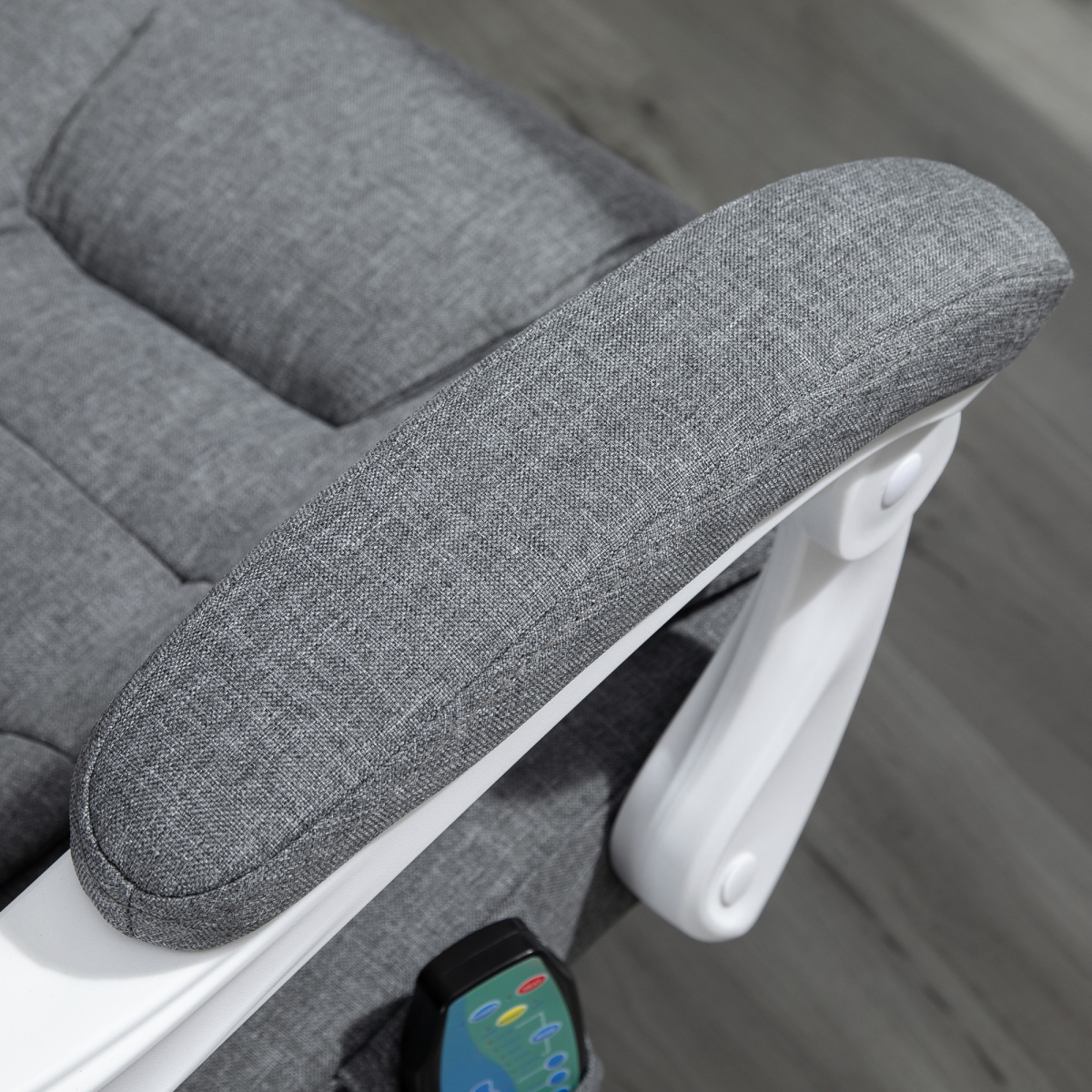 Vinsetto Heated Massage High Back Reclining Office Chair, Grey